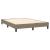 Cadru de pat box spring, gri taupe, 140x190 cm, textil GartenMobel Dekor