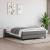 Cadru de pat box spring, gri închis, 140x200 cm, textil GartenMobel Dekor