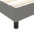 Cadru de pat box spring, gri închis, 140x200 cm, textil GartenMobel Dekor