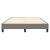 Cadru de pat box spring, gri închis, 140x200 cm, textil GartenMobel Dekor