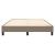 Cadru de pat box spring, gri taupe, 140x200 cm, textil GartenMobel Dekor