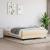 Cadru de pat box spring, crem, 140x200 cm, textil GartenMobel Dekor