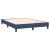 Cadru de pat box spring, albastru, 140x200 cm, textil GartenMobel Dekor