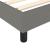 Cadru de pat box spring, gri închis, 160x200 cm, textil GartenMobel Dekor