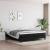 Cadru de pat box spring, negru, 160x200 cm, textil GartenMobel Dekor