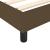 Cadru de pat box spring, maro închis, 160x200 cm, textil GartenMobel Dekor
