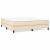 Cadru de pat box spring, crem, 160x200 cm, textil GartenMobel Dekor