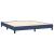 Cadru de pat box spring, albastru, 160x200 cm, textil GartenMobel Dekor