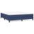 Cadru de pat box spring, albastru, 160x200 cm, textil GartenMobel Dekor