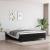 Cadru de pat box spring, negru, 180x200 cm, textil GartenMobel Dekor