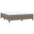Cadru de pat box spring, gri taupe, 180x200 cm, textil GartenMobel Dekor