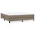 Cadru de pat box spring, gri taupe, 180x200 cm, textil GartenMobel Dekor