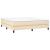 Cadru de pat box spring, crem, 180x200 cm, textil GartenMobel Dekor