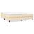 Cadru de pat box spring, crem, 180x200 cm, textil GartenMobel Dekor