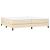 Cadru de pat box spring, crem, 200x200 cm, textil GartenMobel Dekor