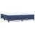 Cadru de pat box spring, albastru, 200x200 cm, textil GartenMobel Dekor