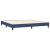 Cadru de pat box spring, albastru, 200x200 cm, textil GartenMobel Dekor