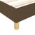 Cadru de pat box spring, maro închis, 80x200 cm, textil GartenMobel Dekor