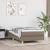 Cadru de pat box spring, gri taupe, 80x200 cm, textil GartenMobel Dekor