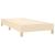 Cadru de pat box spring, crem, 80x200 cm, textil GartenMobel Dekor