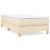 Cadru de pat box spring, crem, 80x200 cm, textil GartenMobel Dekor