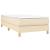 Cadru de pat box spring, crem, 90x190 cm, textil GartenMobel Dekor