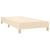Cadru de pat box spring, crem, 90x190 cm, textil GartenMobel Dekor
