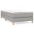 Cadru de pat box spring, gri deschis, 90x200 cm, textil GartenMobel Dekor