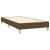 Cadru de pat box spring, maro închis, 90x200 cm, textil GartenMobel Dekor