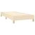 Cadru de pat box spring, crem, 90x200 cm, textil GartenMobel Dekor