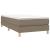Cadru de pat box spring, gri taupe, 100x200 cm, textil GartenMobel Dekor