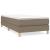 Cadru de pat box spring, gri taupe, 100x200 cm, textil GartenMobel Dekor