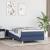 Cadru de pat box spring, albastru, 100x200 cm, textil GartenMobel Dekor