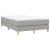 Cadru de pat box spring, gri deschis, 120x200 cm, textil GartenMobel Dekor