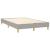 Cadru de pat box spring, gri deschis, 120x200 cm, textil GartenMobel Dekor