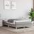 Cadru de pat box spring, gri deschis, 120x200 cm, textil GartenMobel Dekor