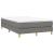 Cadru de pat box spring, gri închis, 120x200 cm, textil GartenMobel Dekor