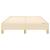 Cadru de pat box spring, crem, 120x200 cm, textil GartenMobel Dekor