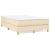 Cadru de pat box spring, crem, 120x200 cm, textil GartenMobel Dekor