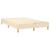 Cadru de pat box spring, crem, 120x200 cm, textil GartenMobel Dekor