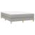 Cadru de pat box spring, gri deschis, 140x190 cm, textil GartenMobel Dekor