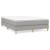 Cadru de pat box spring, gri deschis, 140x190 cm, textil GartenMobel Dekor