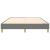 Cadru de pat box spring, gri închis, 140x190 cm, textil GartenMobel Dekor