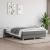 Cadru de pat box spring, gri închis, 140x190 cm, textil GartenMobel Dekor