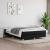 Cadru de pat box spring, negru, 140x190 cm, textil GartenMobel Dekor