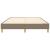 Cadru de pat box spring, gri taupe, 140x190 cm, textil GartenMobel Dekor