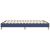 Cadru de pat box spring, albastru, 140x190 cm, textil GartenMobel Dekor