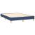 Cadru de pat box spring, albastru, 140x190 cm, textil GartenMobel Dekor