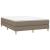 Cadru de pat box spring, gri taupe, 140x200 cm, textil GartenMobel Dekor