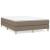 Cadru de pat box spring, gri taupe, 140x200 cm, textil GartenMobel Dekor